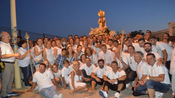 La Virgen del Carmen de Punta Umbría. La Virgen del Carmen de Punta Umbría.