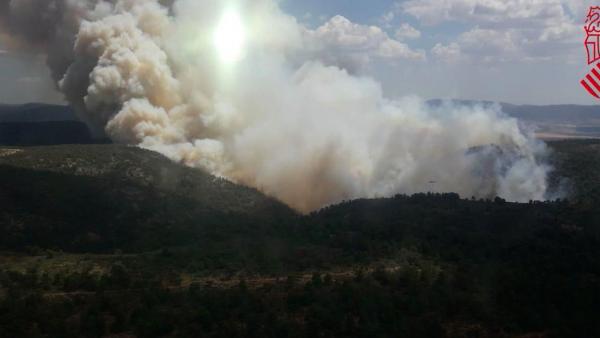 Incendio en Beneixama Incendio en Beneixama