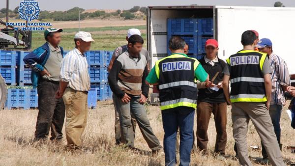 Detenidos en control de situación de extranjeros en Albacete. Detenidos en control de situación de extranjeros en Albacete.