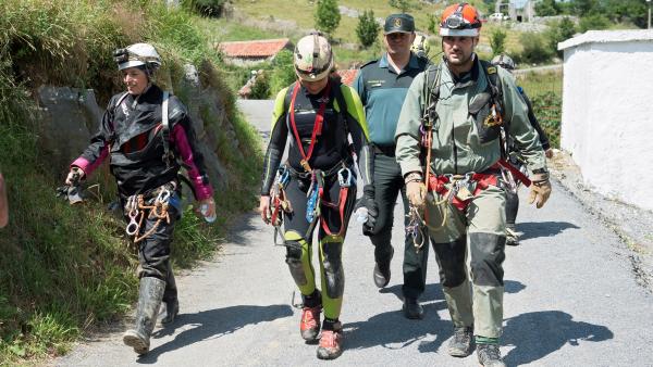 Rescate cueva Coventosa Rescate cueva Coventosa