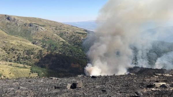 Reproducción del incendio de Sotillo de la Adrada (Ávila) en el Valle de Iruelas. Reproducción del incendio de Sotillo de la Adrada (Ávila) en el Valle de Iruelas.