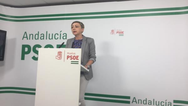 La secretaria de Educación del PSOE de Huelva, Tania González. La secretaria de Educación del PSOE de Huelva, Tania González.