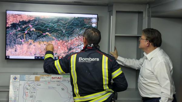 Puesto de Mando Avanzado por el incendio de Beneixama Puesto de Mando Avanzado por el incendio de Beneixama