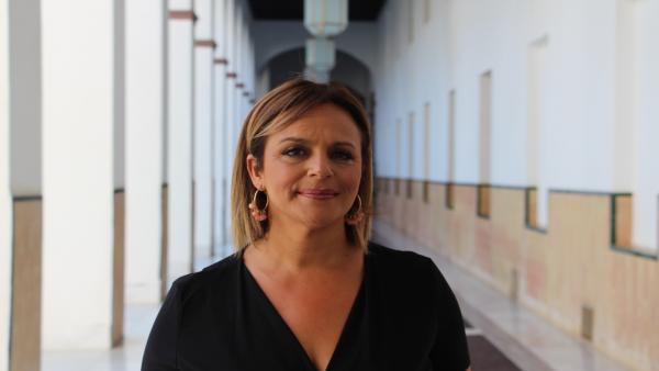 La parlamentaria de Adelante por Huelva María Gracia González. La parlamentaria de Adelante por Huelva María Gracia González.