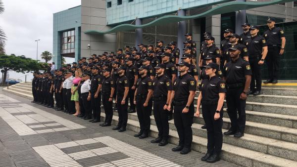 Nuevos agentes de la Policia Nacional que inician su periodo de prácticas en Canarias Nuevos agentes de la Policia Nacional que inician su periodo de prácticas en Canarias