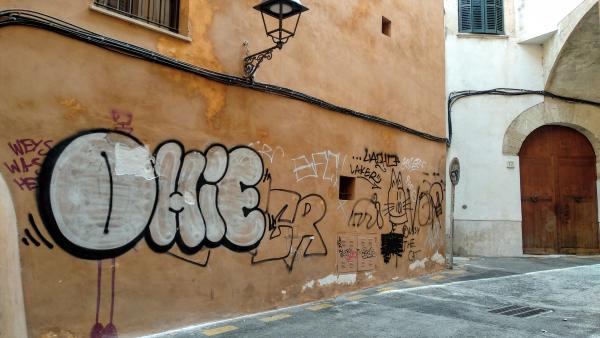Pintadas en el Centro Histórico de Palma Pintadas en el Centro Histórico de Palma