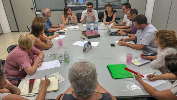 El teniente de alcalde de Cultura y Bienestar Social, Antoni Noguera, reunido con el Tercer Sector Social El teniente de alcalde de Cultura y Bienestar Social, Antoni Noguera, reunido con el Tercer Sector Social