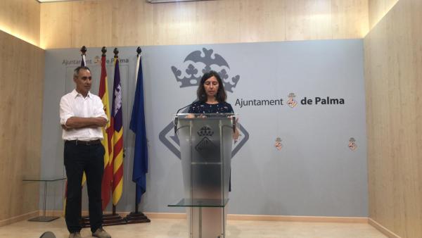 La regidora de Model de Ciutat, Vivenda Digna i Sostenibilitat, Neus Truyol, en roda de premsa La regidora de Model de Ciutat, Vivenda Digna i Sostenibilitat, Neus Truyol, en roda de premsa