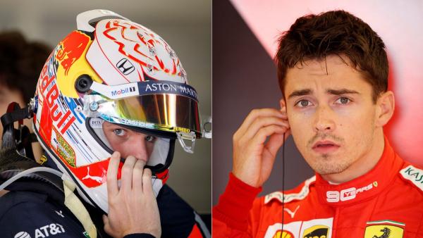 Verstappen y Leclerc Verstappen y Leclerc