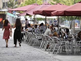 Terraza del centro de Madrid