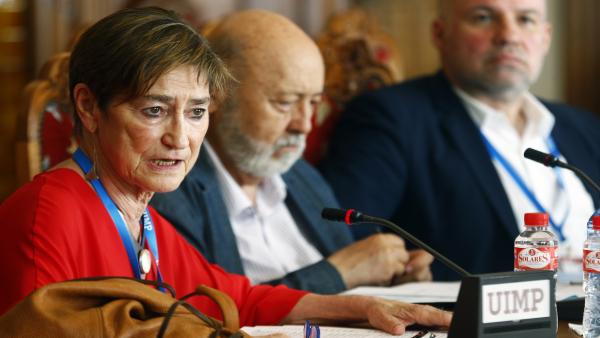 Presidenta del Consejo General de la Abogacía, Victoria Ortega; y presidente del CIS, José Féix Tezanos Presidenta del Consejo General de la Abogacía, Victoria Ortega; y presidente del CIS, José Féix Tezanos