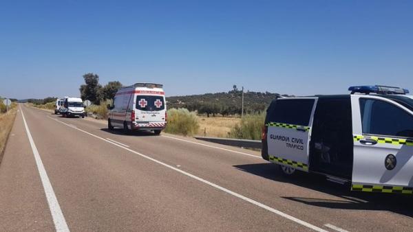 Accidente cerca de Villar del Rey Accidente cerca de Villar del Rey