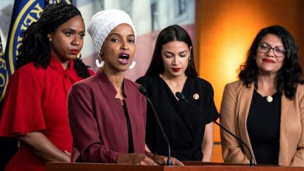 Ayanna Pressley, Ilhan Omar, Alexandria Ocasio-Cortez y Rashida Tlaib Ayanna Pressley, Ilhan Omar, Alexandria Ocasio-Cortez y Rashida Tlaib