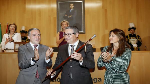 Acto de investidura del nuevo presidente de la Diputación málaga Francis Salado en febrero de 2019 tras la salida de Bendodo Acto de investidura del nuevo presidente de la Diputación málaga Francis Salado en febrero de 2019 tras la salida de Bendodo