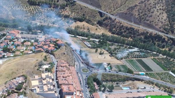 Conato de incendio en Cenes de la Vega Conato de incendio en Cenes de la Vega