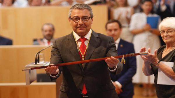 Francisco Salado, reelegido presidente de la Diputación de Málaga. Francisco Salado, reelegido presidente de la Diputación de Málaga.