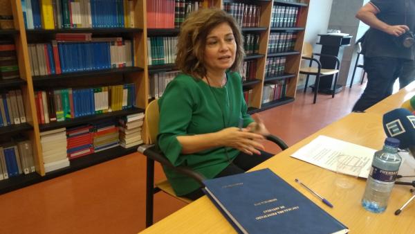 La Fiscal Superior de Asturias. Esther Fernández, presenta estadísticas contenidas en la Memoria de 2018. La Fiscal Superior de Asturias. Esther Fernández, presenta estadísticas contenidas en la Memoria de 2018.