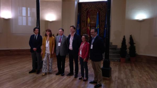 Durante la visita de la comisión inglesa de los premios mundiales del queso, 'World Cheese Awards', en Oviedo. Durante la visita de la comisión inglesa de los premios mundiales del queso, 'World Cheese Awards', en Oviedo.