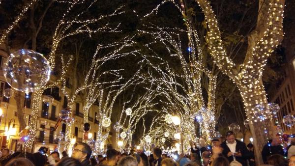 Encendido de las luces de Navidad de Palma Encendido de las luces de Navidad de Palma