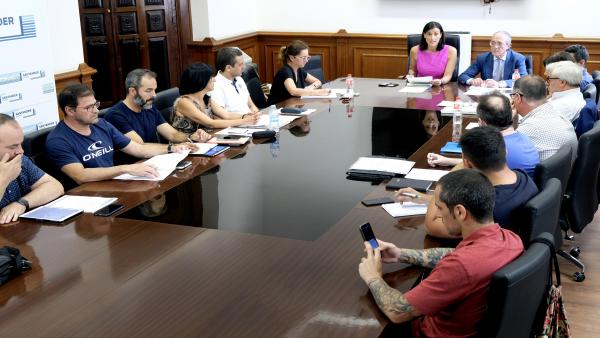 Reunión de la Mesa Sectorial de Policía Local presidida por la alcaldesa, Gema Igual Reunión de la Mesa Sectorial de Policía Local presidida por la alcaldesa, Gema Igual