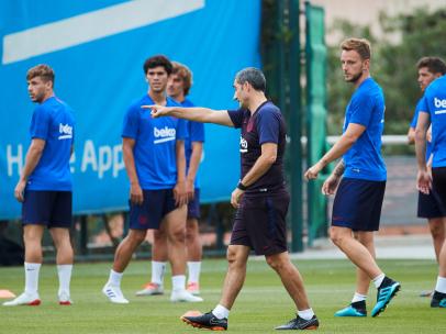 Ernesto Valverde estrena la temporada 2019-2020