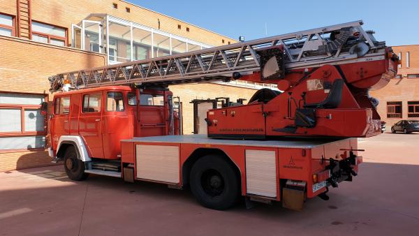 Camión de bomberos de 1981 en Salamanca. Camión de bomberos de 1981 en Salamanca.