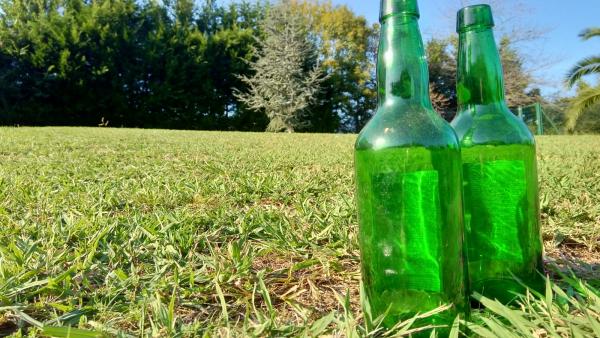 Botellas de sidra asturiana. Botellas de sidra asturiana.
