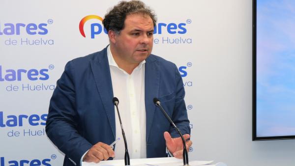 El portavoz de la Dirección del PP de Huelva, Juan Carlos Duarte. El portavoz de la Dirección del PP de Huelva, Juan Carlos Duarte.