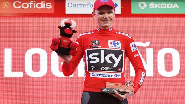 Chris Froome, líder de La Vuelta a España Chris Froome, líder de La Vuelta a España