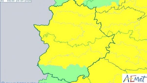 Alertas viernes 19 de julio en Extremadura Alertas viernes 19 de julio en Extremadura