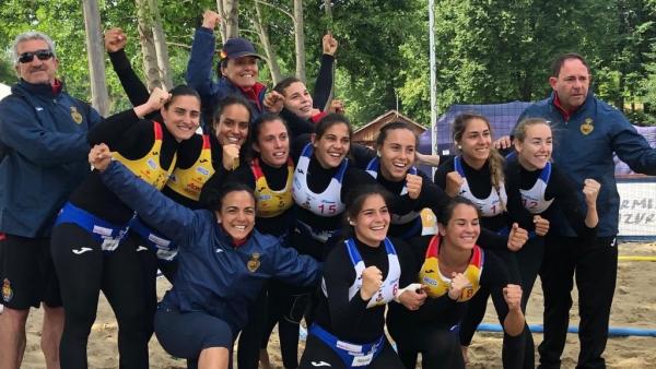 Selección española balonmano playa Selección española balonmano playa