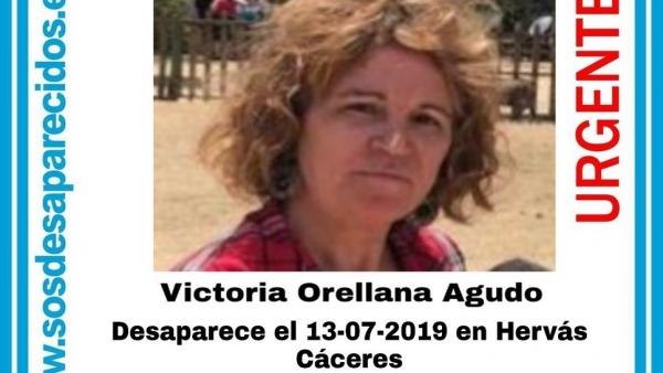 Victoria Orellana Agudo, desaparecida en Hervás el 13 de julio Victoria Orellana Agudo, desaparecida en Hervás el 13 de julio