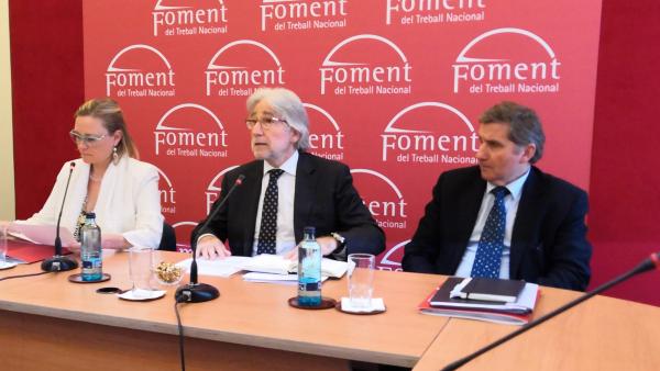 El president de Foment del Treball, Josep Sánchez Llibre. El president de Foment del Treball, Josep Sánchez Llibre.