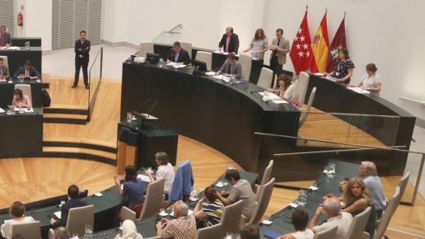 Pleno del Ayuntamiento de Madrid en el Palacio de Cibeles Pleno del Ayuntamiento de Madrid en el Palacio de Cibeles