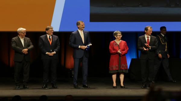 Ximo Puig y el Rey Felipe VI en un acto en València Ximo Puig y el Rey Felipe VI en un acto en València