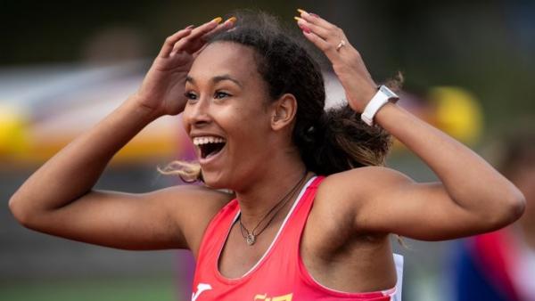 María Vicente oro con récord de heptatlón en Boras María Vicente oro con récord de heptatlón en Boras