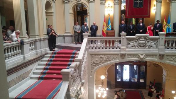 Acto de toma de posesión de Adrián Barbón. Acto de toma de posesión de Adrián Barbón.