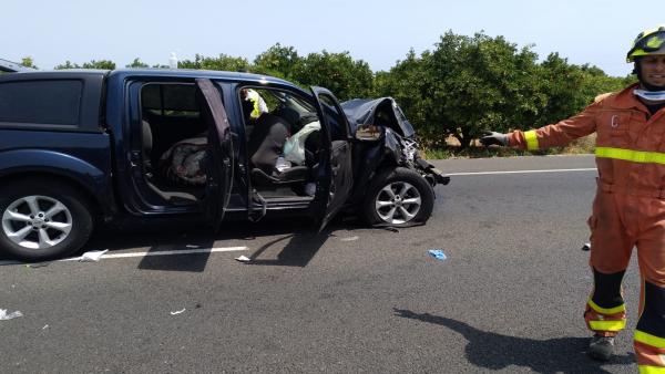 Accidente de tráfico en la N-332 en Oliva (Valencia) Accidente de tráfico en la N-332 en Oliva (Valencia)