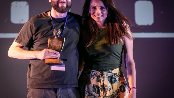 Filipe Melo, con el premio del Festival Ibérico de Cine de Badajoz Filipe Melo, con el premio del Festival Ibérico de Cine de Badajoz