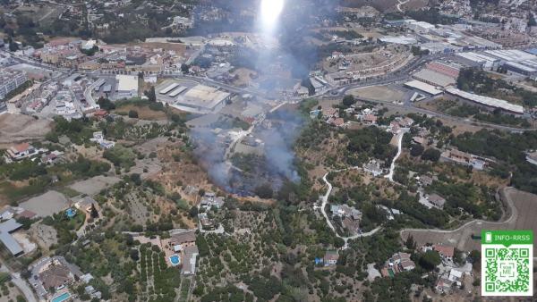 Incendio en las afueras de Coín Incendio en las afueras de Coín