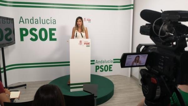 La parlamentaria andaluza por el PSOE María Márquez. La parlamentaria andaluza por el PSOE María Márquez.