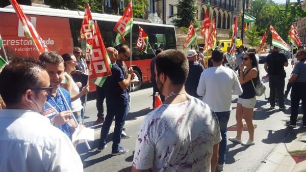 Concentración de trabajadores de Heredores de Gómez Concentración de trabajadores de Heredores de Gómez