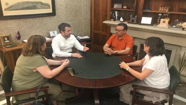 Reunión del alcalde de Jaén, Julio Millán, con CSIF Reunión del alcalde de Jaén, Julio Millán, con CSIF