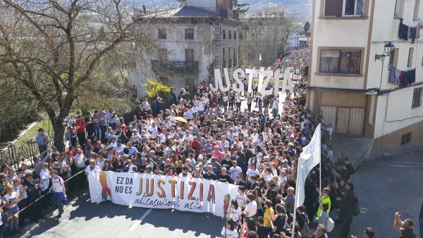 Manifestación contra la sentencia del caso Alsasua Manifestación contra la sentencia del caso Alsasua