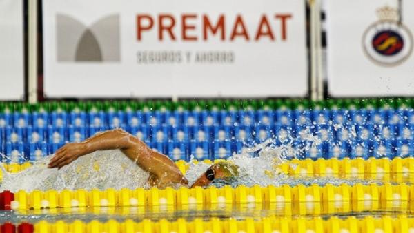 Mireia Belmonte nadando una prueba Mireia Belmonte nadando una prueba