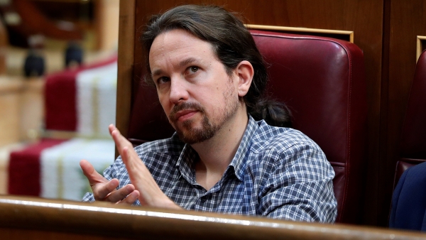 Pablo Iglesias en el debate de investidura Pablo Iglesias en el debate de investidura