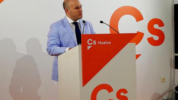 El portavoz de Cs y diputado provincial por Huelva, Julio Díaz. El portavoz de Cs y diputado provincial por Huelva, Julio Díaz.