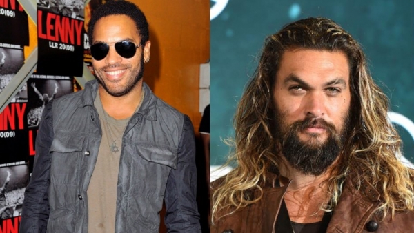 Lenny Kravitz y Jason Momoa. Lenny Kravitz y Jason Momoa.