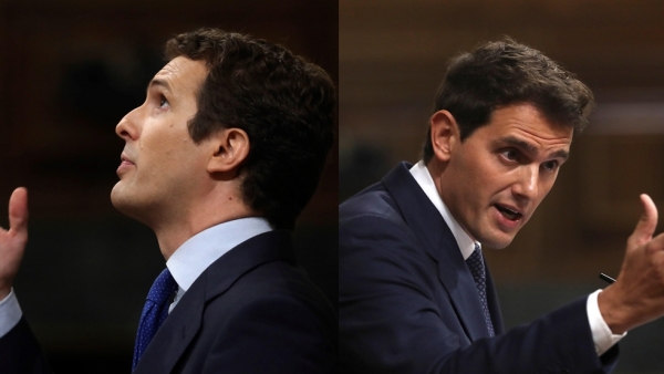 Pablo Casado y Albert Rivera Pablo Casado y Albert Rivera