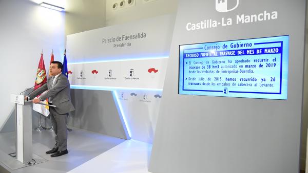 El consejero de Agricultura, Agua y Desarrollo Rural de C-LM,, Francisco Martínez Arroyo. El consejero de Agricultura, Agua y Desarrollo Rural de C-LM,, Francisco Martínez Arroyo.